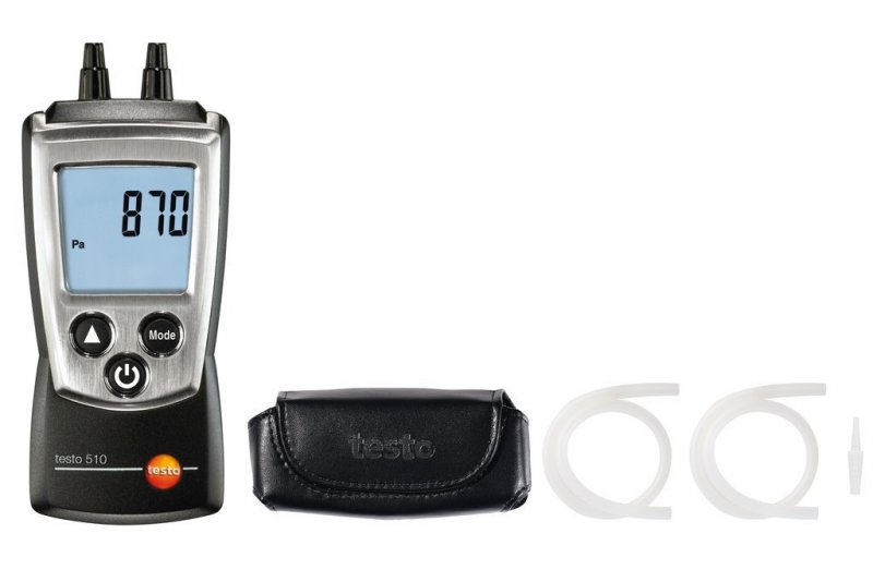 Testo 510 - Diferenčný tlakomer sada 0 … 100 hPa